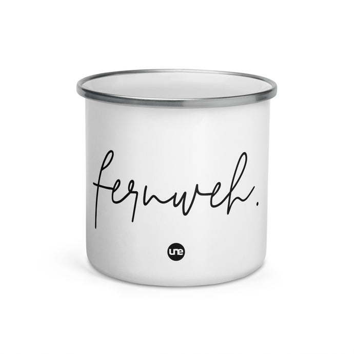 Emaille Tasse | fernweh | 350ml