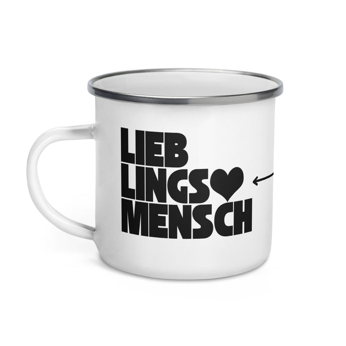 Emaille-Tasse | LIEBLINGSMENSCH | 350ml