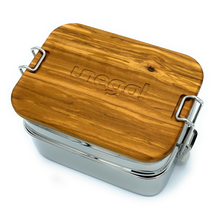 Lade das Bild in den Galerie-Viewer, Olivenholz-Deckel für Lunch Box SUPERHÄLT | 15 x 11 cm