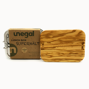 SUPERHÄLT-Bundle | Lunch Box + Olivenholz-Deckel