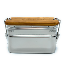 Lade das Bild in den Galerie-Viewer, Olivenholz-Deckel für Lunch Box SUPERHÄLT | 15 x 11 cm