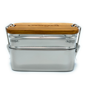 Olivenholz-Deckel für Lunch Box SUPERHÄLT | 15 x 11 cm